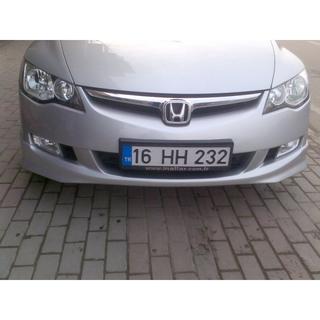 Front bumper lip 2006-2009 (primed for painting) Honda Civic Sedan VIII 2006-2011 photo 2