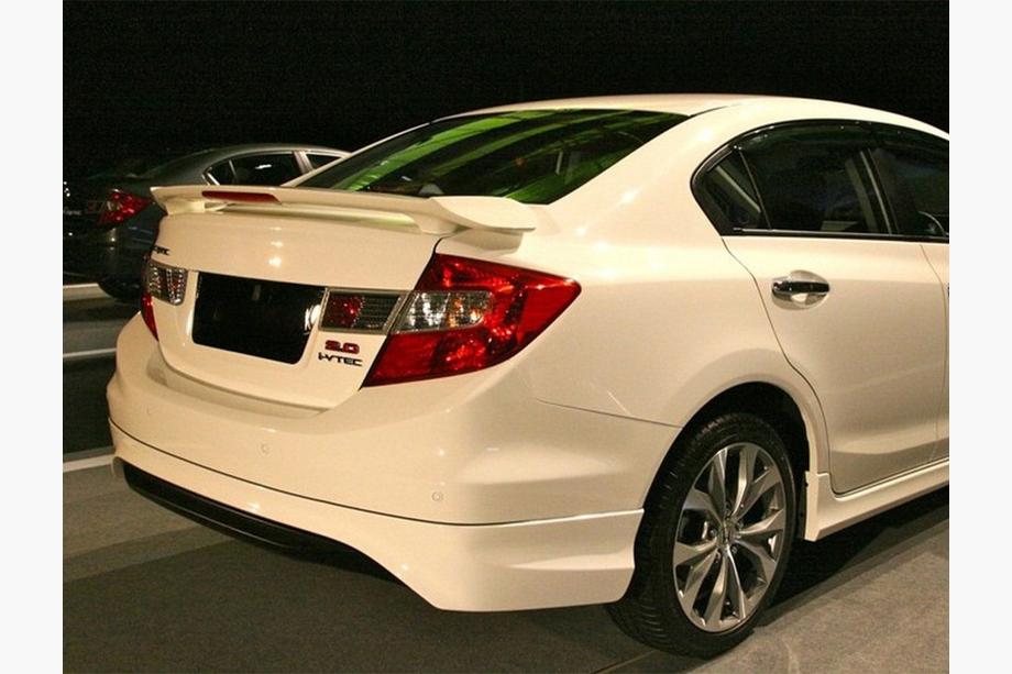 Honda Civic Sedan IX 2011-2016 Rear bumper cover (primed for painting) Image