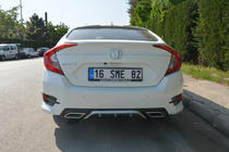 Honda Civic Sedan X 2016-2021 Anatomic Spoiler (primed for painting) photo 5