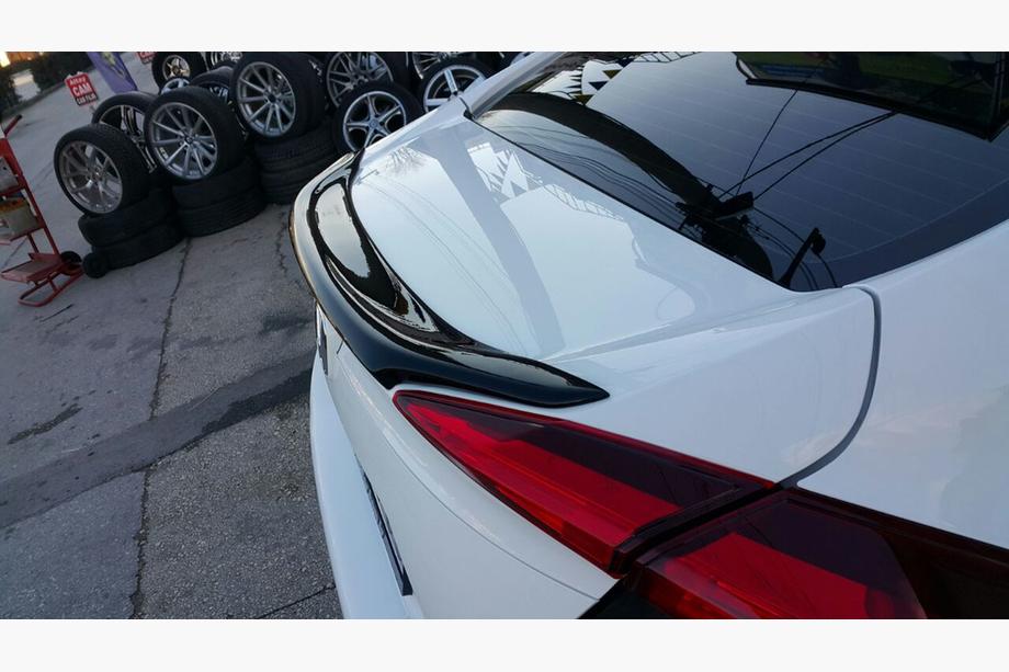 Honda Civic Sedan X 2016-2021 Anatomic Spoiler (primed for painting) Image