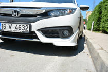 Honda Civic Sedan X 2016-2021 Front bumper corners (primed for painting) photo 3