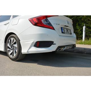 Rear bumper corner pieces (primed for painting) Honda Civic Sedan X 2016-2021 photo 1