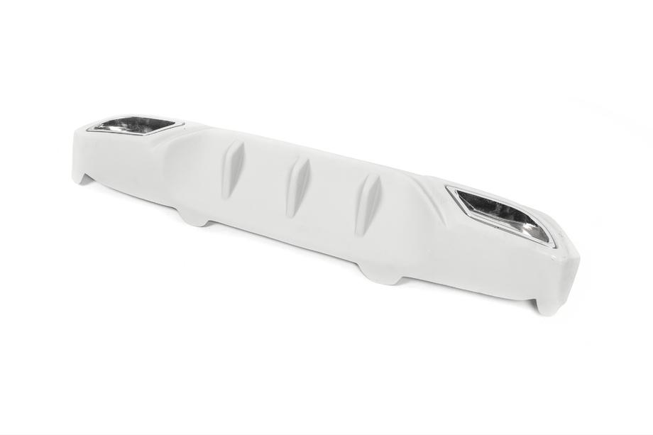 Honda Civic Sedan X 2016-2021 Rear bumper diffuser (Meliset, primed) Image