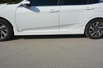 Honda Civic Sedan X 2016-2021 Side skirts (primed for painting) photo 3