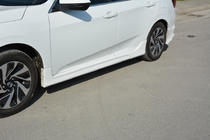 Honda Civic Sedan X 2016-2021 Side skirts (primed for painting) photo 4