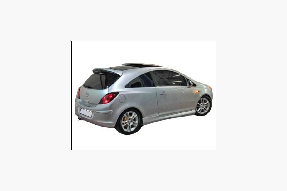Opel Corsa D 2007-2014 2-Door Spoiler (primed for painting) Image
