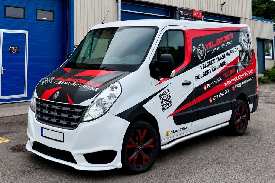 Renault Master 2011-2023 Front Bumper AMG (lip, primed) Image