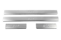 Peugeot 207 2006–2014 Door Sill Protectors OmsaLine (4 pcs, stainless steel) photo 2