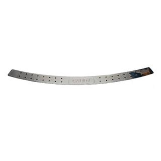 Rear bumper protector straight (with black dots, stainless steel) photo 2