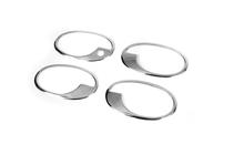Opel Corsa C 2000-2006 Chrome Door Handle Covers (4 pcs, Stainless Steel) photo 3