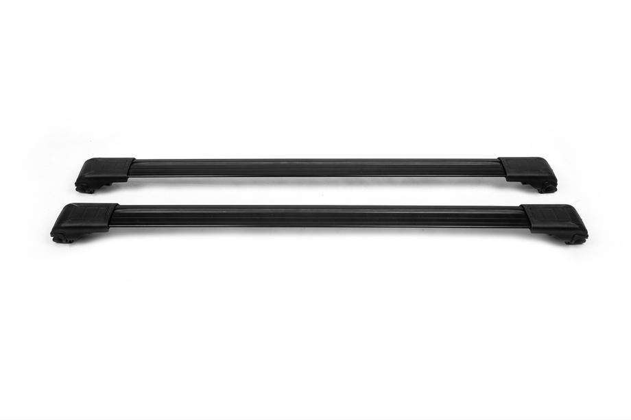Dacia Duster 2018-2024 Lockable roof cross bars for railings Wingbar V1 (2 pcs) Photo 9