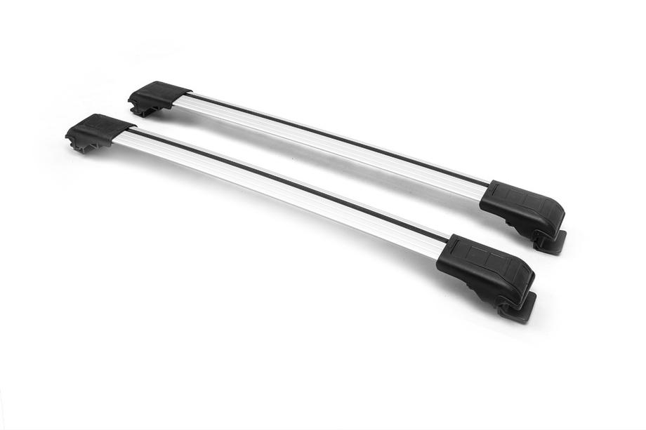 Dacia Duster 2018-2024 Lockable roof cross bars for railings Wingbar V1 (2 pcs) Photo 14
