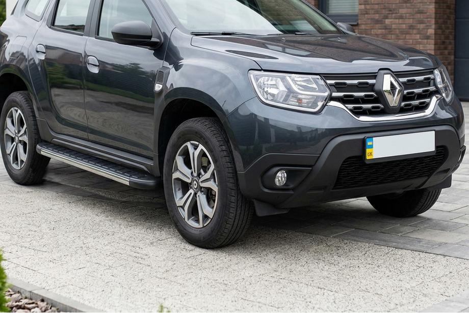 Dacia Duster 2018-2024 Side Steps DURU (2 pcs, Aluminum) Image