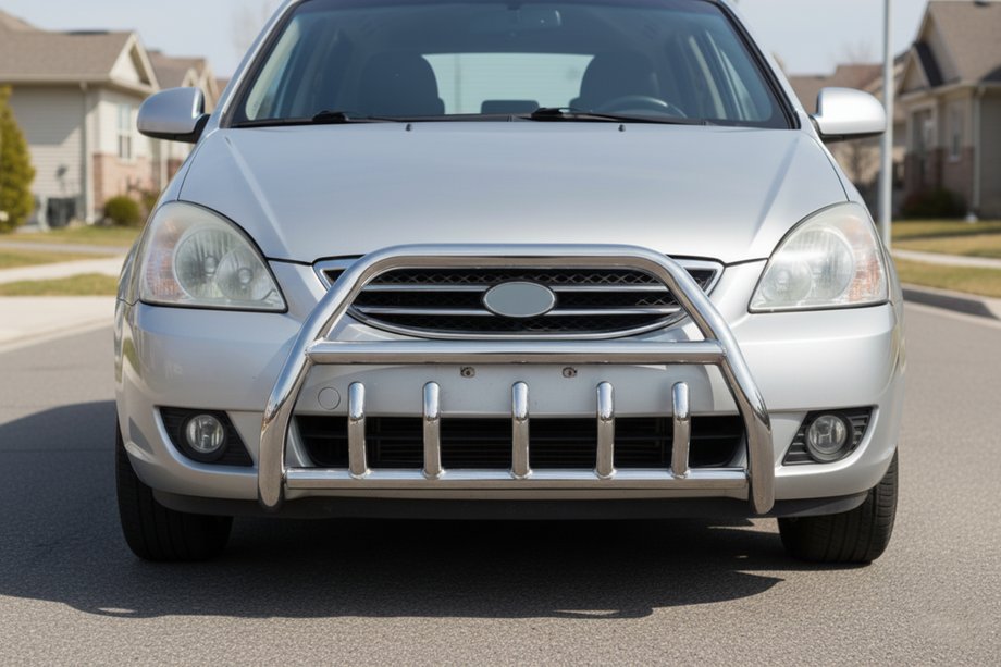 Kia Carens 1999-2012 Bull Bar WT003 (Stainless Steel) Image