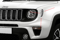 Jeep Renegade 2014- Chrome Covers for Turn Signal Repeaters (2 pcs Stainless Steel) photo 1