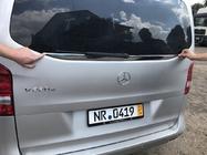 Mercedes Vito/V-class W447 2014- Rear window trim (small glass) stainless steel photo 5