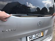 Mercedes Vito/V-class W447 2014- Rear window trim (small glass) stainless steel photo 6