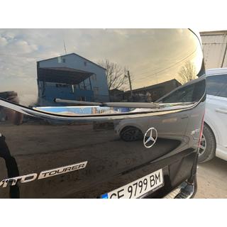 Rear window trim (small glass) stainless steel photo 3