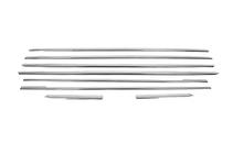 Mercedes Vito/V-class W447 2014- Stainless steel lower window trims full length (8 pcs) Carmos, L3, 1 Side Door photo 5