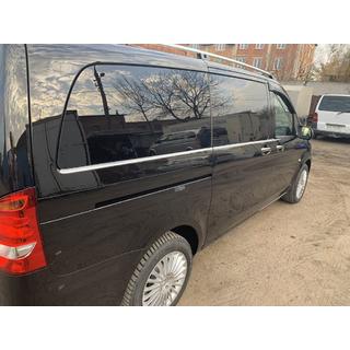 Stainless steel lower window trims full length (8 pcs) photo 3