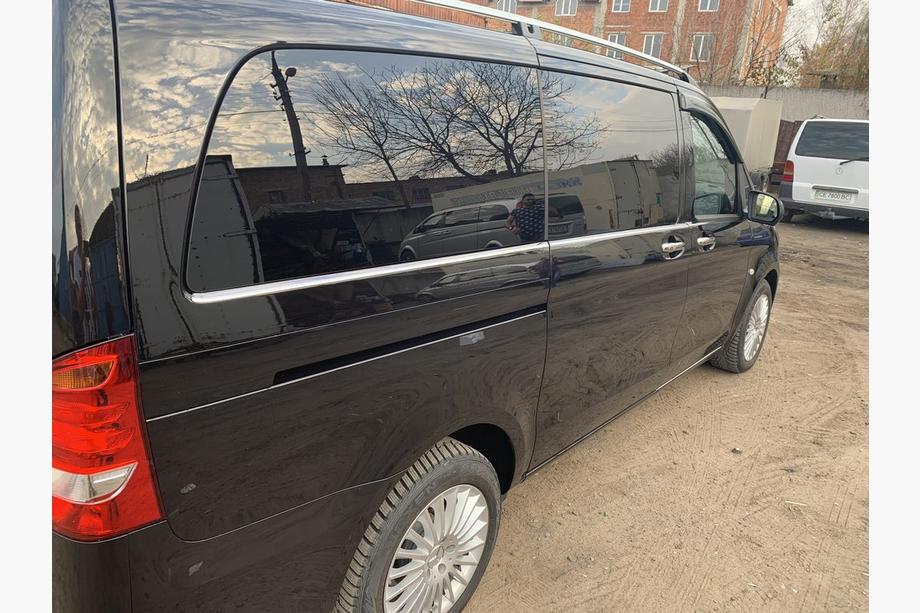 Mercedes Vito/V-class W447 2014- Stainless steel lower window trims full length (8 pcs) Photo 3