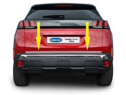 Peugeot 3008 2016-2023 Trunk trim stainless steel OmsaLine - Italian Stainless Steel photo 1