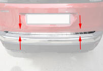 Peugeot 3008 2016-2023 Trunk trim stainless steel OmsaLine - Italian Stainless Steel photo 4