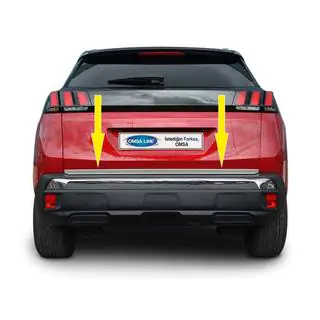 Trunk trim stainless steel