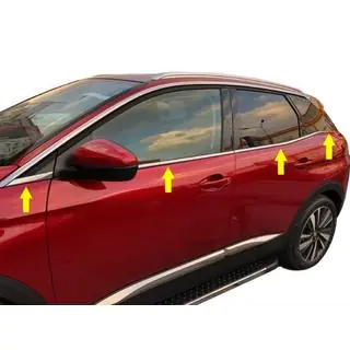 Lower window trims stainless steel (8 pcs)