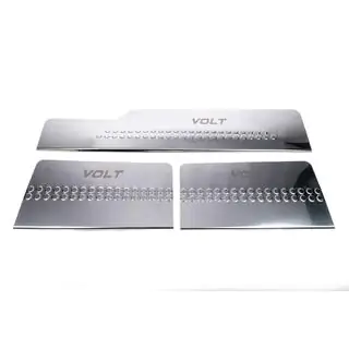 Carmos V1 Stainless Steel Inner Door Sill Protectors (3 pcs) Volkswagen LT 1995-2006 photo 2