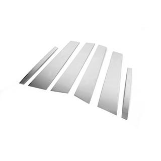 Stainless Steel Door Pillar Covers BMW 3 Series E90/E91 2005-2011 photo 3