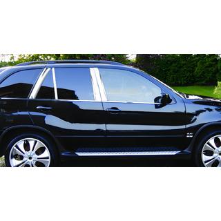 Stainless Steel Door Pillar Trim BMW X5 F15 2013-2018