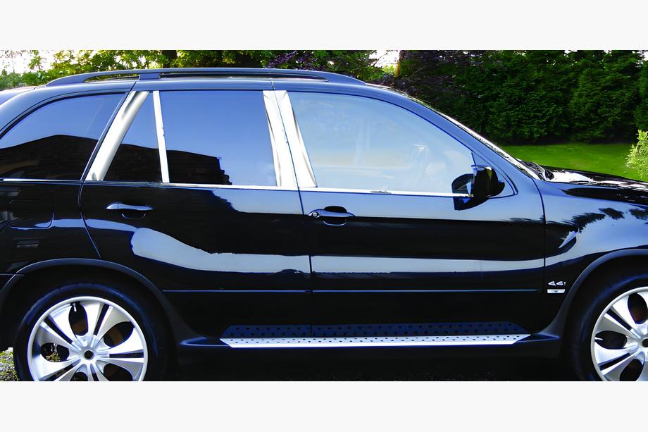 BMW X5 F15 2013-2018 Stainless Steel Door Pillar Trim Image