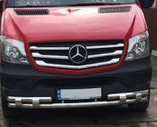 Mercedes Sprinter W906 2006–2018 Front lower bar Shark (stainless steel) 2006-2013 photo 3