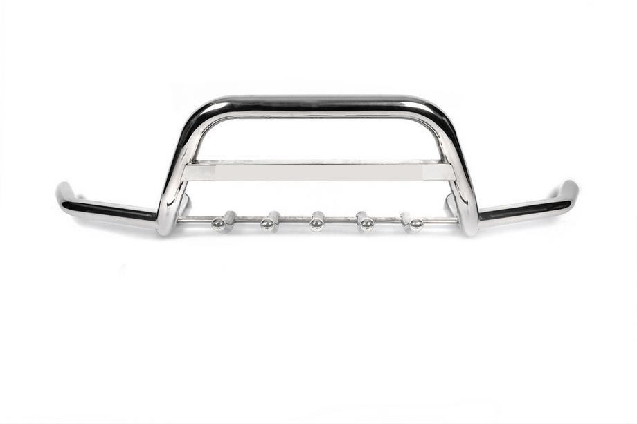 Renault Master 1998-2010 Front bar with side arms WT003 (stainless steel) Image
