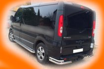 Opel Vivaro 2001–2015 Rear Corner Bars AK003-double (stainless steel) photo 2