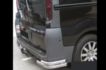 Renault Trafic 2001–2015 Rear Corner Bars AK003-double (stainless steel) photo 3
