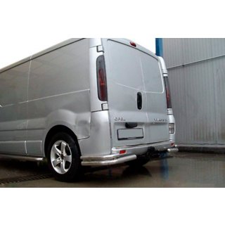 Rear Corner Bars AK003-double (stainless steel) Renault Trafic 2001–2015 photo 2