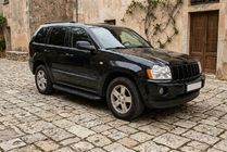 Jeep Grand Cherokee WK 2004-2010 Side Steps Tayga Black (2 pcs, Aluminum) photo 1