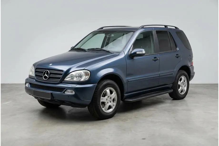 Mercedes ML W163 1997-2005 Side Steps Tayga Black (2 pcs, Aluminum) Image
