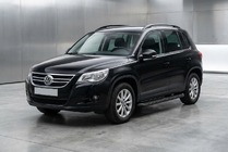 Volkswagen Tiguan 2007-2016 Side Steps Tayga Black (2 pcs, Aluminum) photo 1