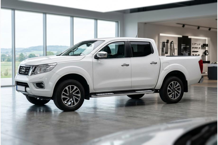 Nissan Navara/NP300 2016- Side Steps Tayga V2 (2 pcs, Aluminum) Image