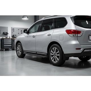 Side Steps Allmond Black (2 pcs, Aluminum) Nissan Pathfinder R52 2012-2021 photo 1