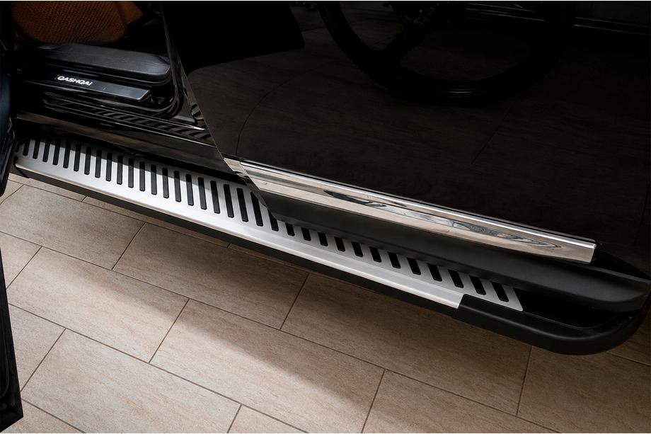 Nissan Pathfinder R52 2012-2021 Side Steps Line (2 pcs, Aluminum) Image