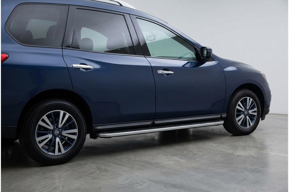 Nissan Pathfinder R52 2012-2021 Side Steps Tayga Grey (2 pcs, Aluminum) Image
