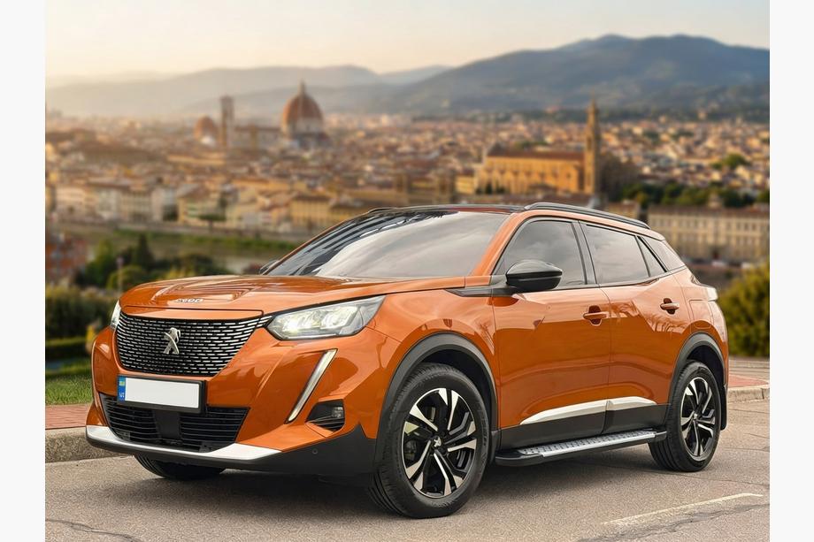 Peugeot 3008 2016-2023 Side Steps Allmond Grey (2 pcs, Aluminum) Image