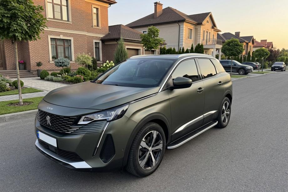 Peugeot 3008 2016-2023 Side Steps Tayga Grey (2 pcs, Aluminum) Image