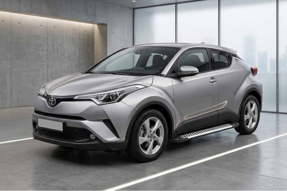Toyota C-HR 2016-2023 Side Steps Line (2 pcs, Aluminum) Image