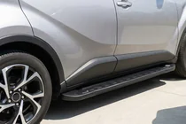 Toyota C-HR 2016-2023 Side Steps RedLine Black (2 pcs, Aluminum) photo 1