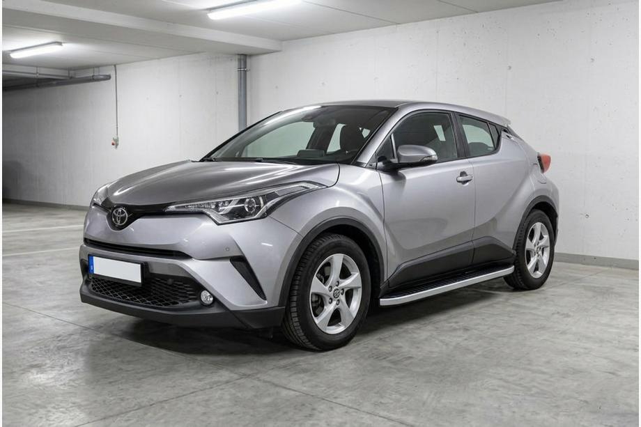 Toyota C-HR 2016-2023 Side Steps Tayga Grey (2 pcs, aluminum) Image